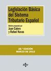 LEGISLACIÓN BÁSICA DEL SISTEMA TRIBUTARIO ESPAÑOL