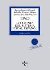 LECCIONES DEL SISTEMA FISCAL ESPAÑOL