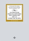 ELEMENTOS PARA EL ESTUDIO DEL DERECHO DE LA COMUNICACIÓN