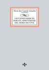 LECCIONES BÁSICAS PARA EL APRENDIZAJE DEL DERECHO CIVIL