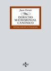 DERECHO MATRIMONIAL CANÓNICO