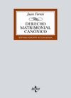 DERECHO MATRIMONIAL CANÓNICO