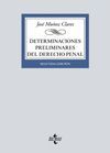 DETERMINACIONES PRELIMINARES DEL DERECHO PENAL