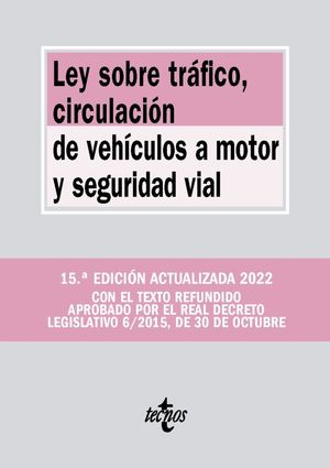 LEY SOBRE TRÁFICO, CIRCULACIÓN DE VEHÍCULOS A MOTOR Y SEGURIDAD V