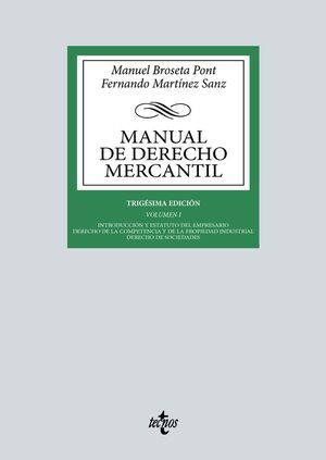 I.MANUAL DE DERECHO MERCANTIL