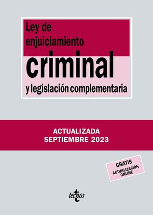 LEY ENJUICIAMIENTO CRIMINAL Y LEGISLACION COMPLEMENTARIA 40