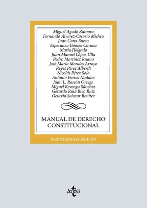 MANUAL DE DERECHO CONSTITUCIONAL