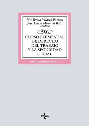 CURSO ELEMENTAL DE DERECHO DEL TRABAJO Y LA SEGURIDAD SOCIAL