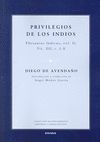 PRIVILEGIOS DE LOS INDIOS