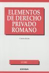 ELEMENTOS DE DERECHO PRIVADO ROMANO 4ªED