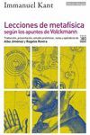 LECCIONES DE METAFÍSICA SEGÚN LOS APUNTES DE VOLCKMANN