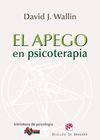 EL APEGO EN PSICOTERAPIA
