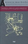 ANTONIO MACHADO APUNTES DE FILOSOFIA