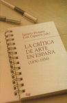 LA CRÍTICA DE ARTE EN ESPAÑA (1830-1936).