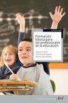 FORMACIÓN BÁSICA PARA LOS PROFESORES