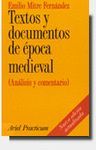 TEXTOS Y DOCUMENTOS DE ÉPOCA MEDIEVAL