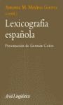 LEXICOGRAFÍA ESPAÑOLA