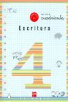 CUADERNO ESCRITURA 4 2º EP - CUADRÍCULA