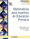 MATEMÁTICAS PARA MAESTROS DE EDUCACIÓN PRIMARIA