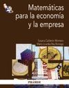 MATEMÁTICAS PARA LA ECONOMÍA Y LA EMPRESA