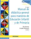 MANUAL DE DIDÁCTICA GENERAL PARA MAESTROS DE EDUCACIÓN INFANTIL Y DE PRIMARIA