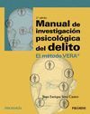 MANUAL DE INVESTIGACIÓN PSICOLÓGICA DEL DELITO