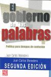 EL GOBIERNO DE LAS PALABRAS