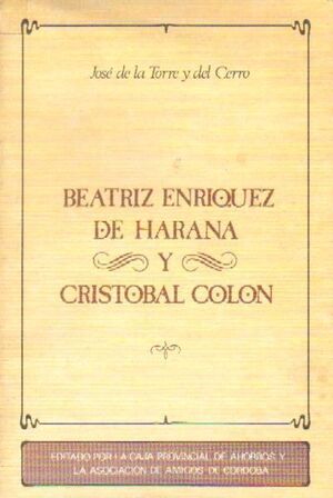 BEATRIZ ENRÍQUEZ DE HARANA Y CRISTÓBAL COLÓN