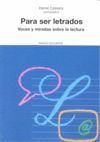 PARA SER LETRADOS