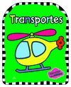 TRANSPORTES (COLOREABLES CON STICKERS)