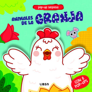 ANIMALES DE LA GRANJA -CON 8 POP-UPS