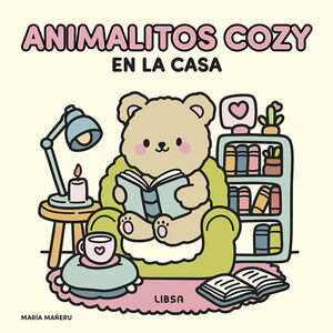 ANIMALITOS COZY EN LA CASA- COLOREAR