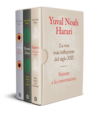 ESTUCHE HARARI. CONTINE: SAPIENS  21 LECCIONES PARA EL SIGLO XXI  HOMO DEUS