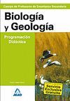 BIOLOGÍA Y GEOLOGÍA PROGRAMACIÓN DIDACTICA