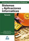 SISTEMAS Y APLICACIONES INFORMATICAS. TEMARIO