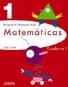 CUADERNO MATEMATICAS 1 1ºEP UNA A UNA 11