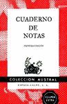 CUADERNO DE NOTAS GRANDE ROJO