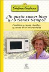 ¿TE GUSTA COMER BIEN Y NO TIENES TIEMPO?