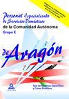 PERSONAL ESPECIALIZADO DE SERVICIOS DOMÉSTICOS DE LA COMUNIDAD AUTÓNOMA DE ARAGÓ