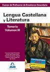 LENGUA CASTELLANA Y LITERATURA III