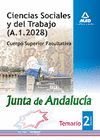 SUPERIOR FACULTATIVO CIENCIAS SOCIALES Y TRABAJO JUNTA ANDALUCIA II TEMARIO
