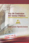 LEY DE CONTRATOS DEL SECTOR PÚBLICO. TEST PARA OPO