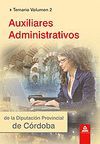 AUXILIARES ADMINISTRATIVOS DIPUTACION PROVINCIAL DE CORDOBA