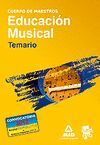 EDUCACION MUSICAL. TEMARIO