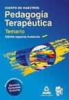 PEDAGOGIA TERAPEUTICA TEMARIO ANDALUCIA