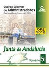 CUERPO SUPERIOR ADMINISTRADORES JUNTA ANDALUCIA V