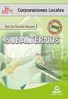 SUBALTERNOS CORPORACIONES LOCALES TEST