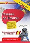 CUERPO DE GESTION III TEMARIO