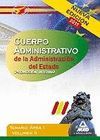 CUERPO ADMINISTRATIVO ADMINISTRACION ESTADO AREA I