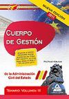 CUERPO DE GESTION ADMINISTRACION CIVIL DEL ESTADO III